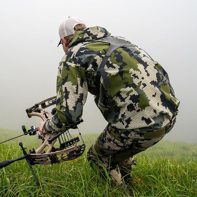 Hooded Soft Shell Hunting Jacket, Wind & Water Resistant